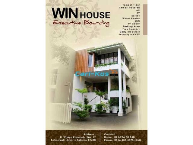 Tempat Kost di Daerah Fatmawati Jakarta Selatan - Win House Executive Room Rental
